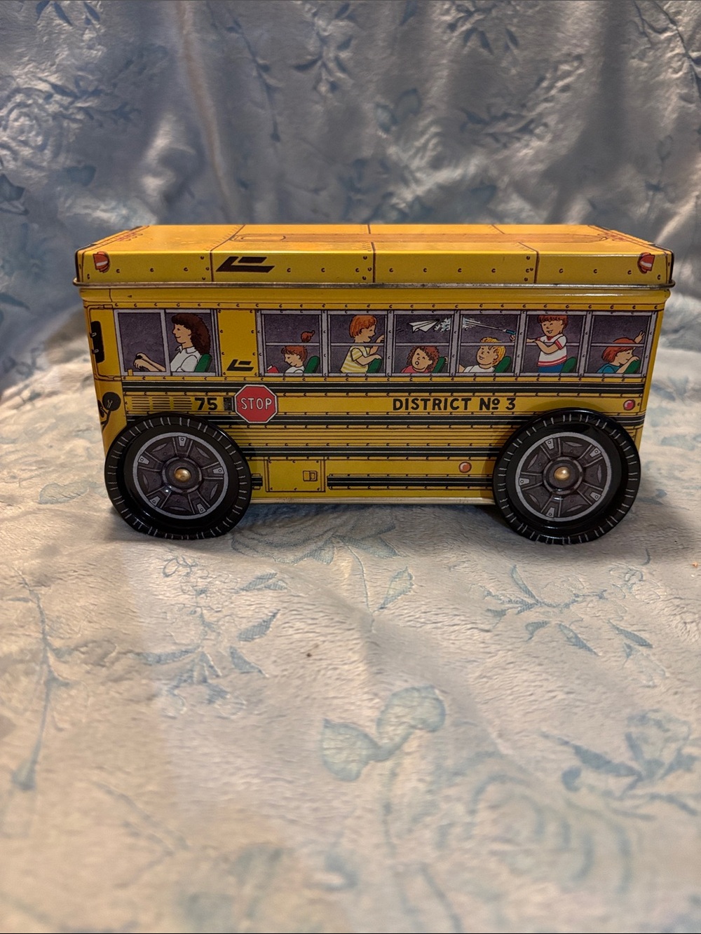 Yellow School Bus Toy Tin - Kids Toys
